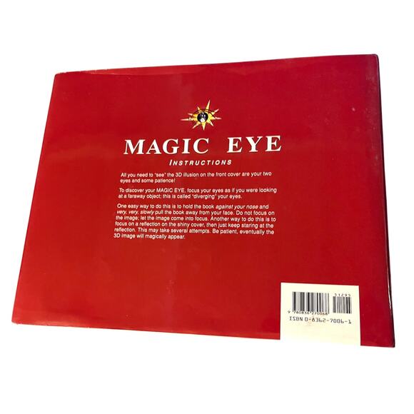 Magic Eye: A New Way of Looking at the World Hardcover with Dust Jacket - Picture 2 of 4